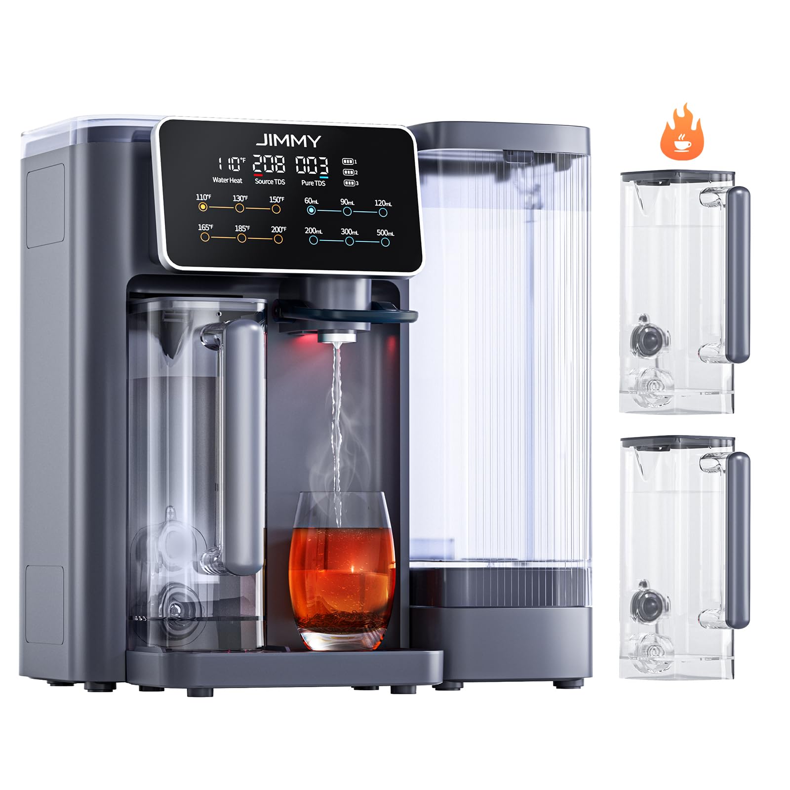 JIMMY R9 Reverse Osmosis System Countertop Water Filter - 7